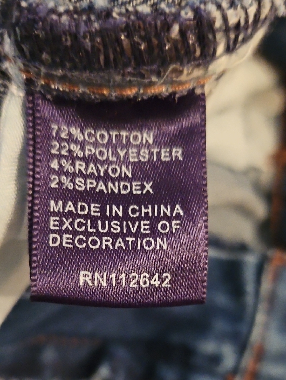 Sandpiper Petite - Embroidered Leaf & Swirl  Design Jeans - Size 8 P - Picture 9 of 10